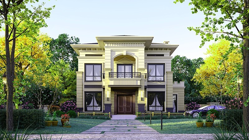 青川中式合院住宅，开放庭院与邻里乡亲更亲近